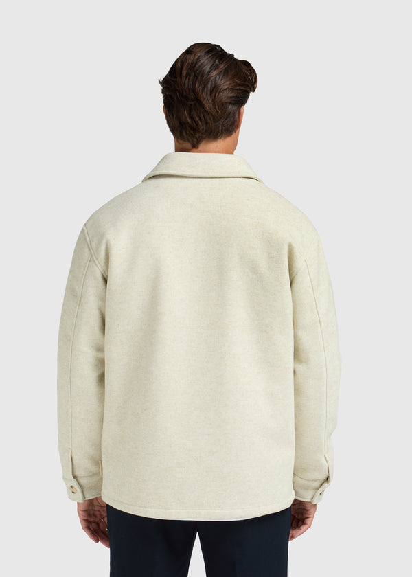 Padded Overshirt - White Sand