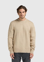 Premium Knit Crewneck - Light Sand