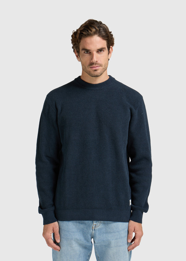 Structure Crewneck - Navy