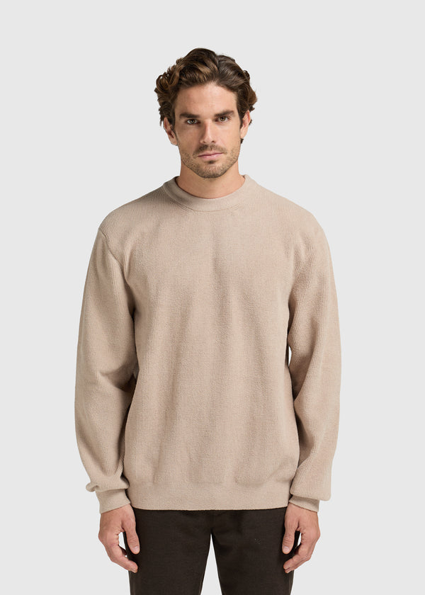 Structure Crewneck - Beige