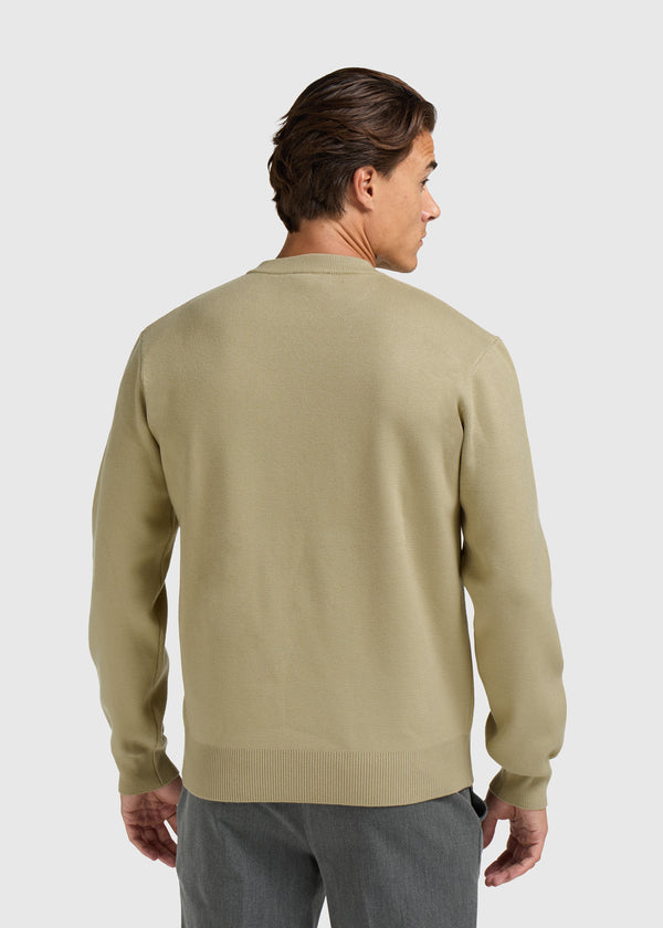 Compact Knit Crewneck - Light Green
