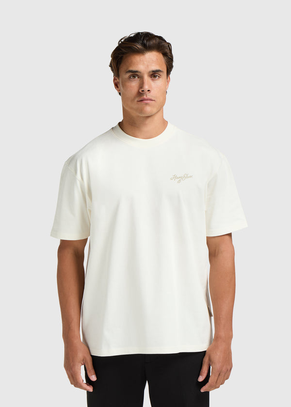 Cursive Tee - Off White