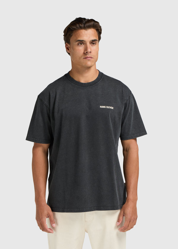 Linear Palm Tee - Acid Wash