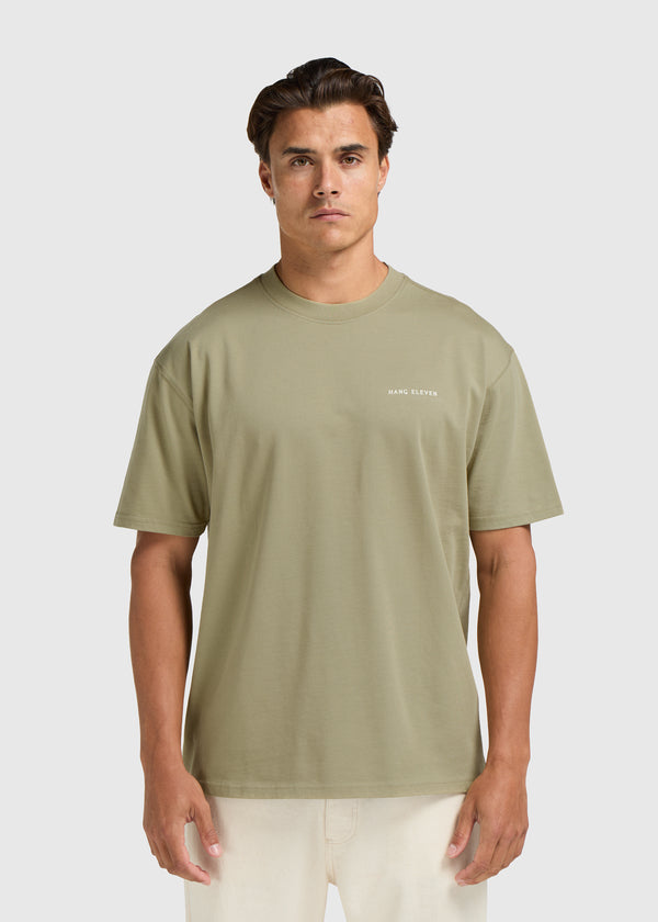 Olive Tee - Slate Green