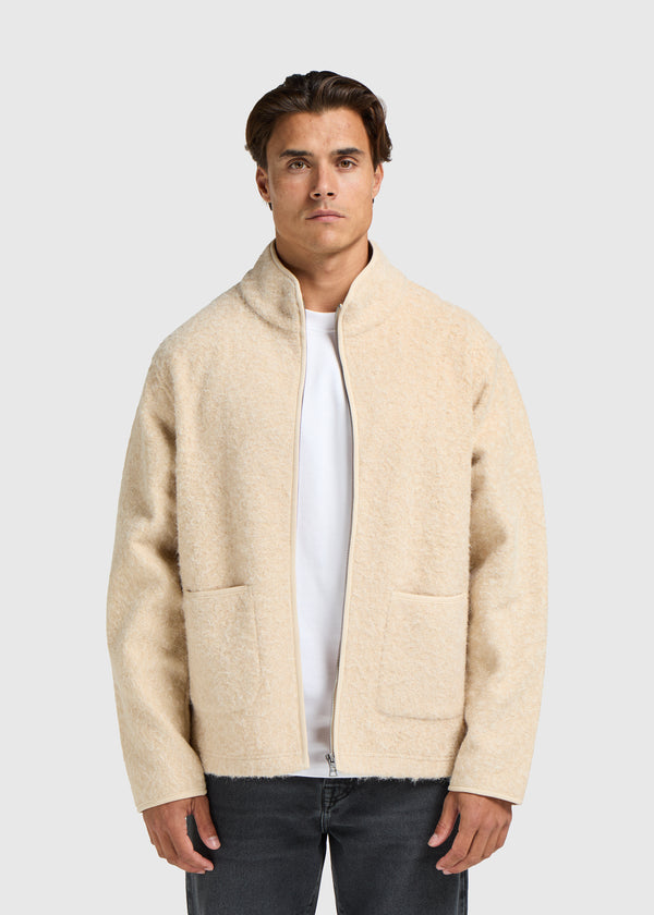 Soft Zip Jacket - Sand