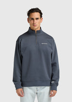 Pull demi-zippé - Gris clair