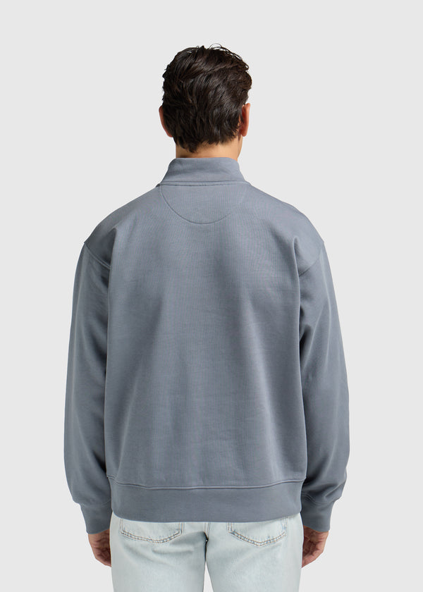 Half Zip Sweater - Stone Grey