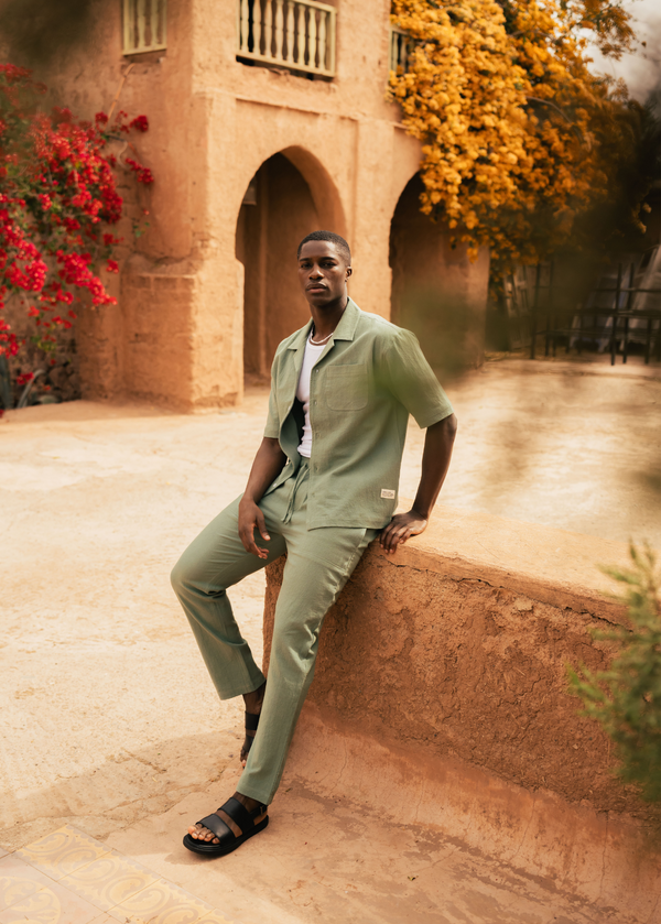 Structure Pants - Sage Green