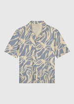 Plants Slub Shirt - Dusty Blue