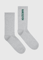 Hang Eleven Vertical Socks - Grey Melee