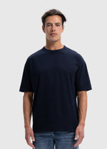 Oversized Premium Tee - Navy Blue