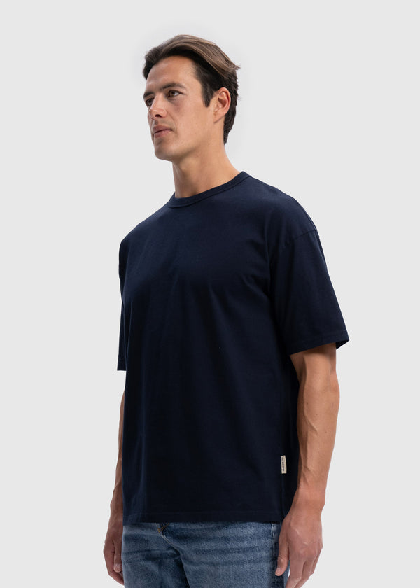 Oversized Premium Tee - Navy Blue