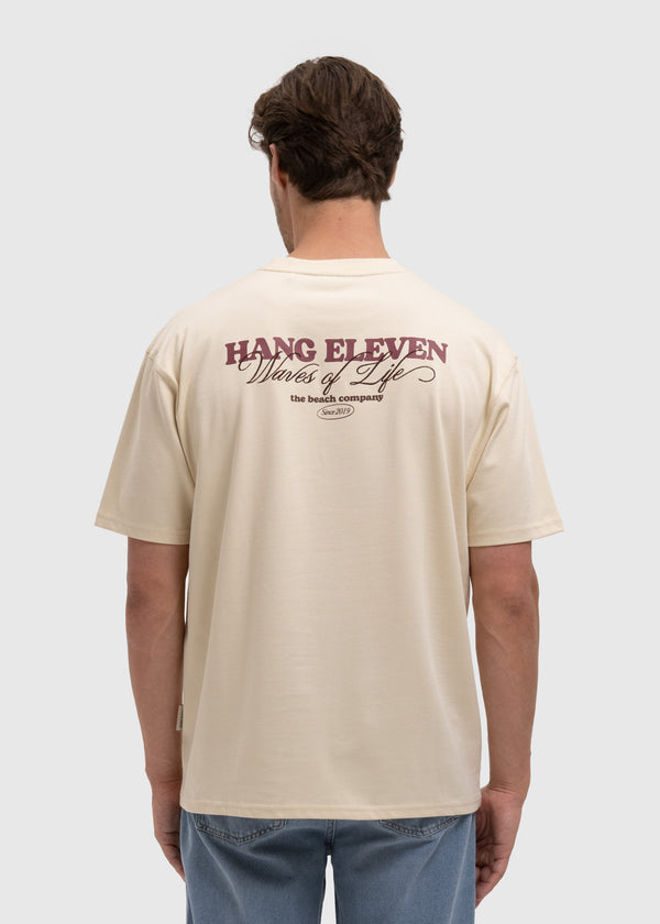 Font Tee - White Sand