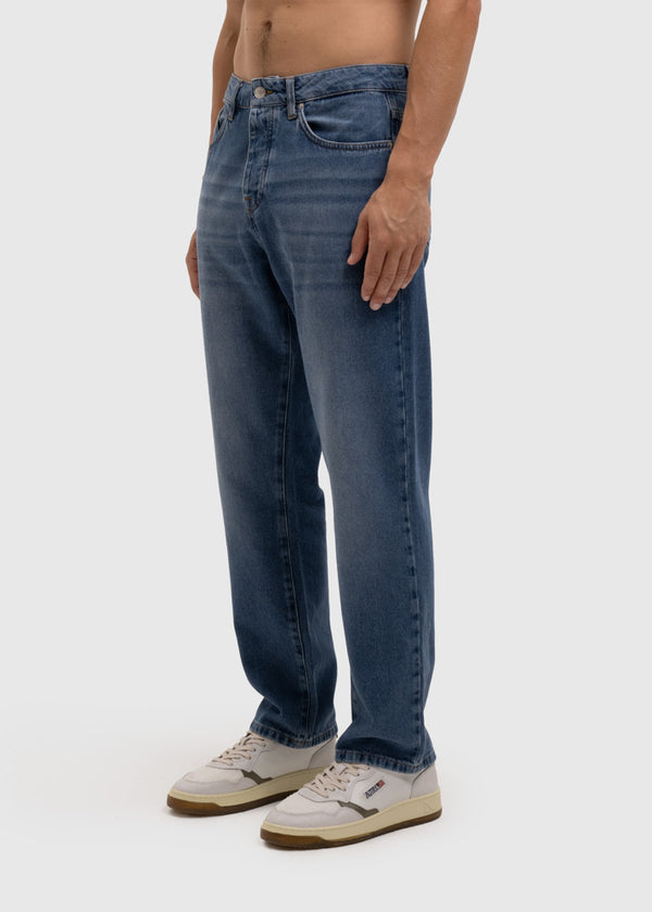 Miles Straight Jeans - Blue Middle