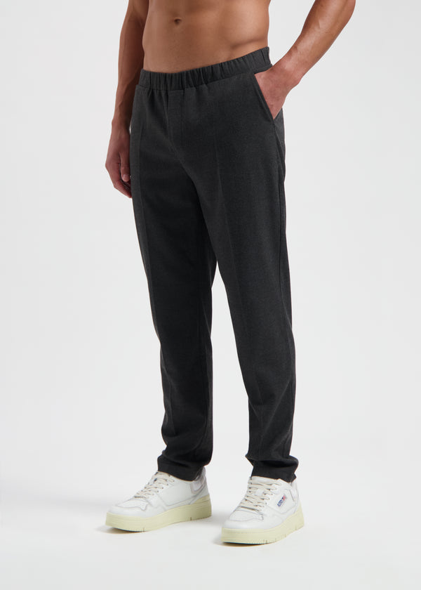 The  Clean Trouser - Grey Melange
