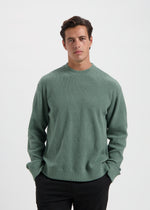 Structure Crewneck - Slate Green