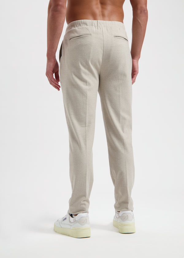 The Clean Trouser - Sand Melange