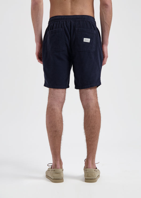 Corduroy Short - Navy Blue