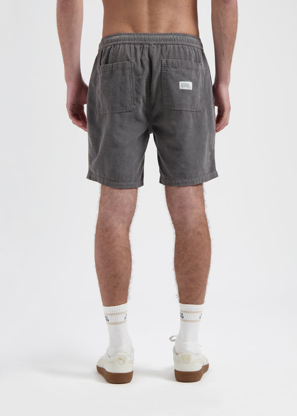 Corduroy Short - Anthracite