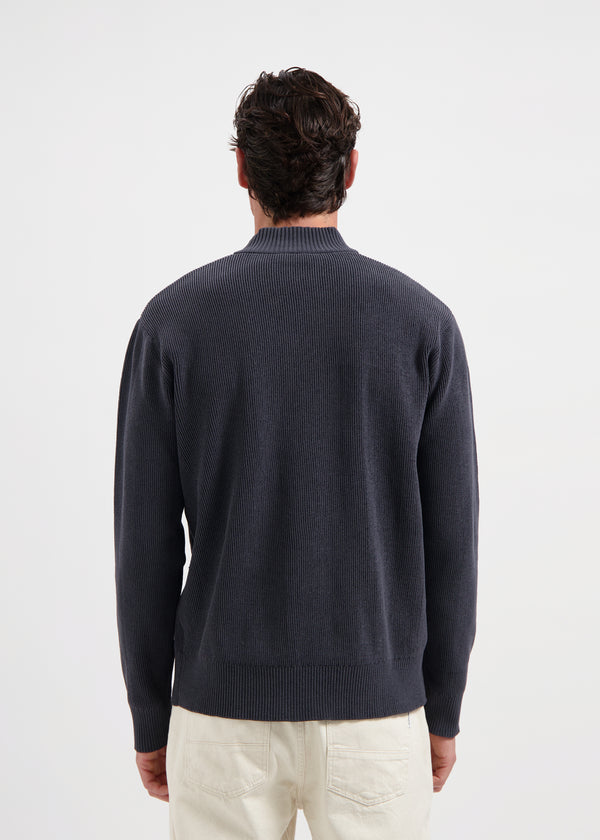 Clean Half Zip - Navy Blue