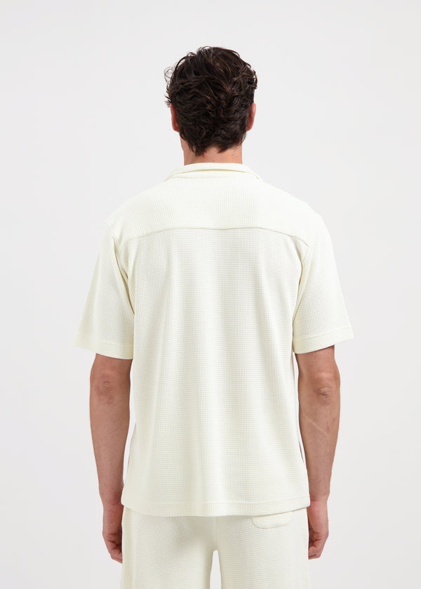 Waffle Shirt - White Sand
