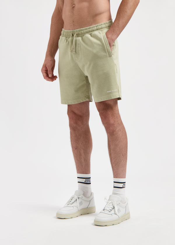 Washed Sweat Short - Slate Green