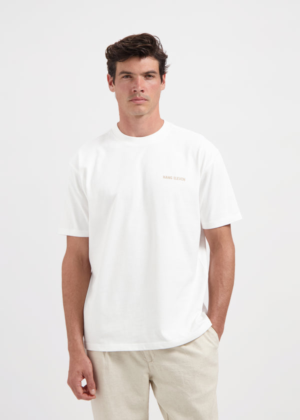 Linear Palm Tee - Off White