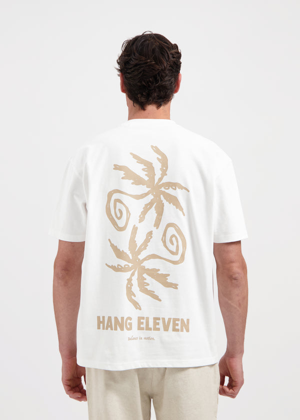 Linear Palm Tee - Off White