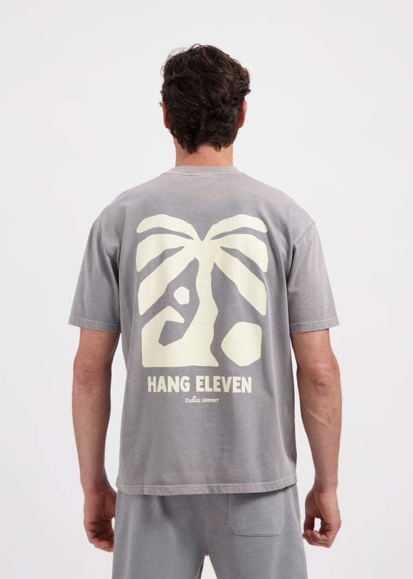 Washed Sunburn tee - Stone Grey