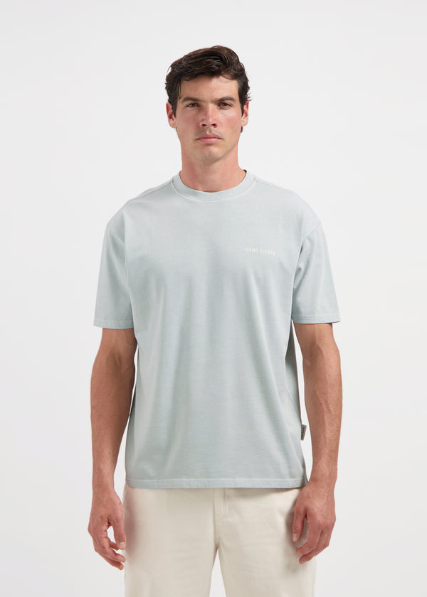 Washed Sunburn tee - Light Blue