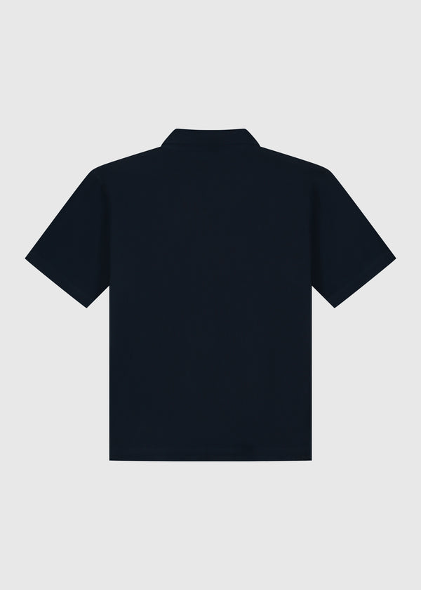 Palm Slub Shirt - Navy