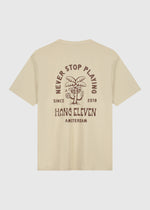Palm Relaxed Tee - Sand