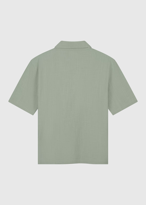 Uni Slub Shirt - Sage Green