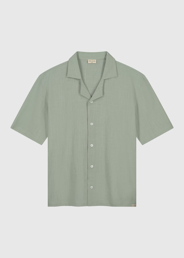 Uni Slub Shirt - Sage Green
