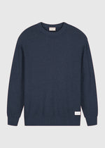 Loop Knit Crewneck - Navy Blue