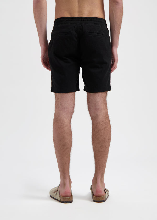 Washed Chino Short - Black